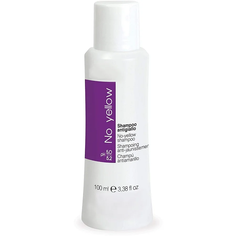 No Yellow Shampoo Hair Dye Color Instantly Brightens & Washes Away Brassy Yellow Tones