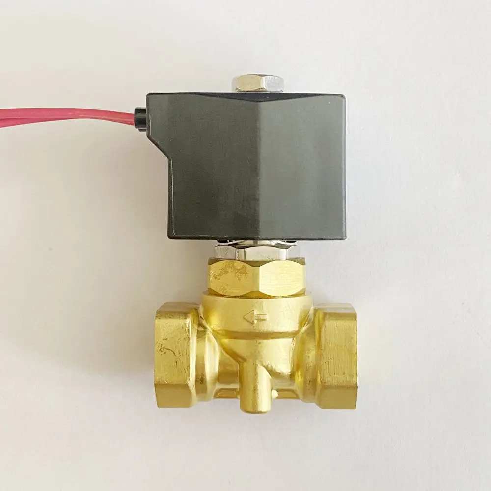 PG-10  50bar Or.10mm  3/8in  air  water gas oil  brass  high pressure solenoid valve with wire type