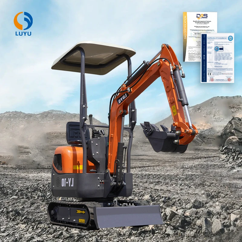 Factory Price Mini Excavator EPA Engine Crawler Digger 1 ton 2 ton Hydraulic Farm Small Excavator For Sale