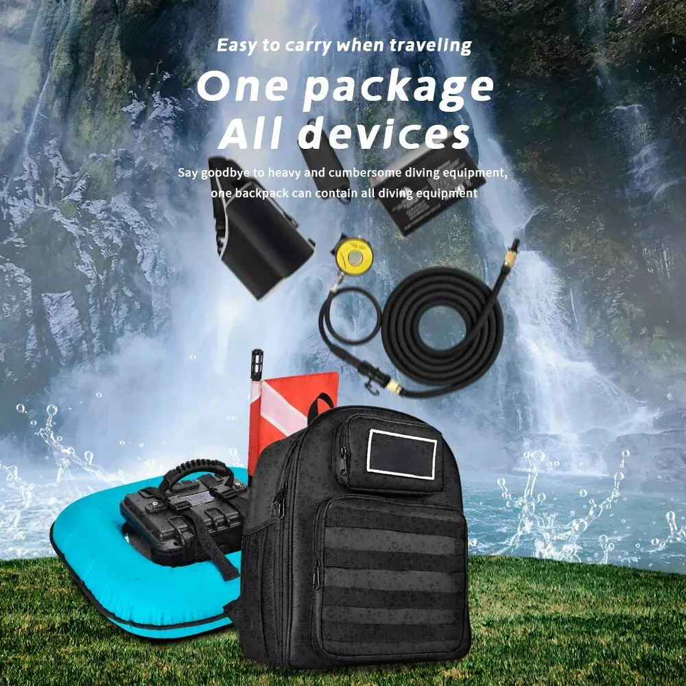 New Portable Electric Scuba Diving Ventilator, Artificial Gill Equipment, Diving Fishing Equipment