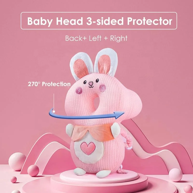 Anti-fall Bunny Bear Lion Toddler Safefy Baby Walker Head Protector Backpack Pillow Mochila Back Wear