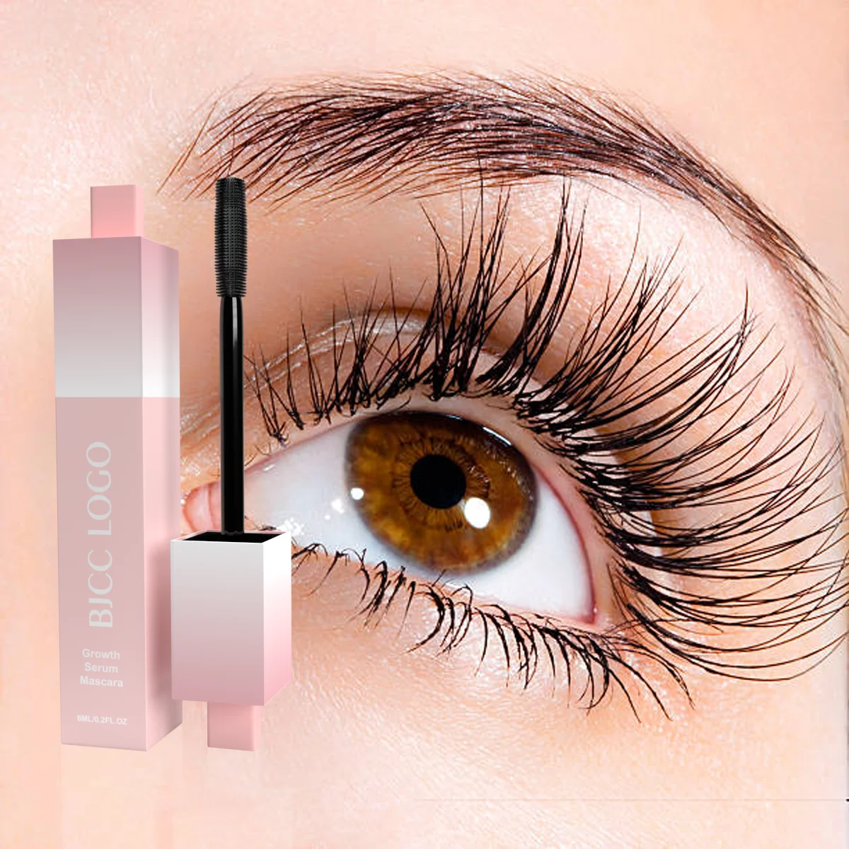 2024 New Style No Logo No Label Cosmetic Manufacturer Make Up Eye Extension Natural Semi Permanent Adjustable Mascara