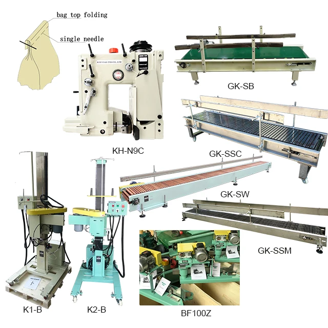 Китай Keestar Высокоэффективная усовершенствованная Резьбовая цепь резак для химических мешков закрывающая головка KH-N9C/DS-9C + K1-B/K2-B BF100Z