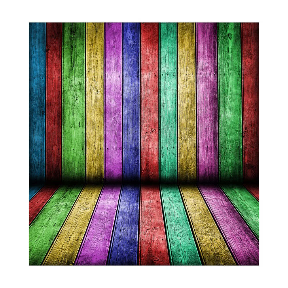 Customize Colorful Wooden Room Backdrop  Wholesale Background of brown old natural wood planks Personalized