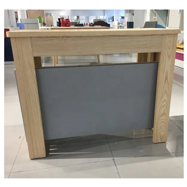 Custom TLNA002 Modern Wood Foldable Dining Table Extendable for 4 6 8 Seaters