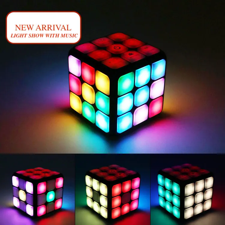 Battery Operated Musical Cubes Game Anti Stress Children Toy  7 Games Other Educational Toys  LED Magic Cube