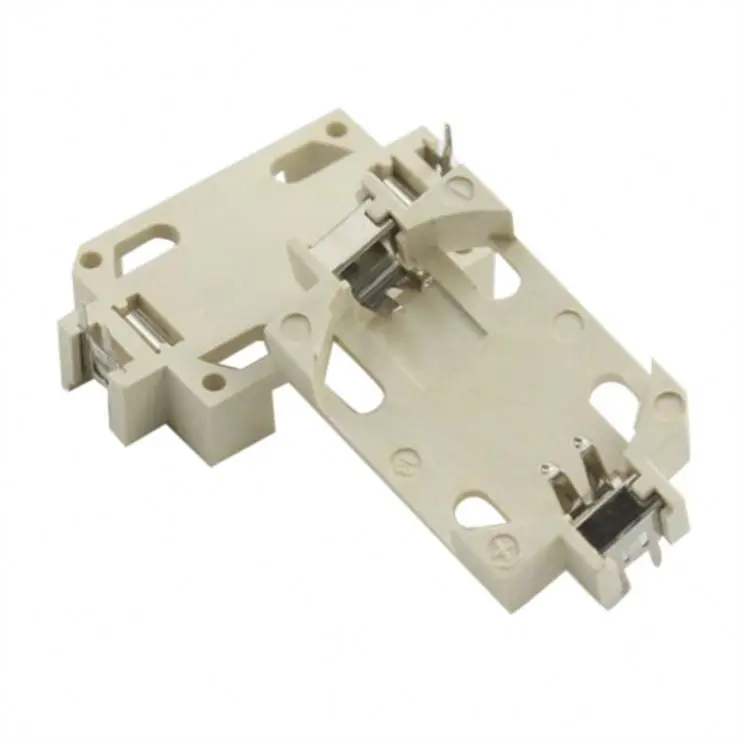 Button CR2032 2450 2477 1220 lithium battery holder case/mount/socket with diy powerbank modulefor rechargeable battery charging