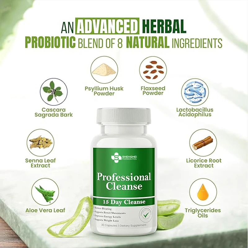 OEM hot selling product natural herbal aloe weight loss pill fast lose weight burning fat detoxification slimming capsule