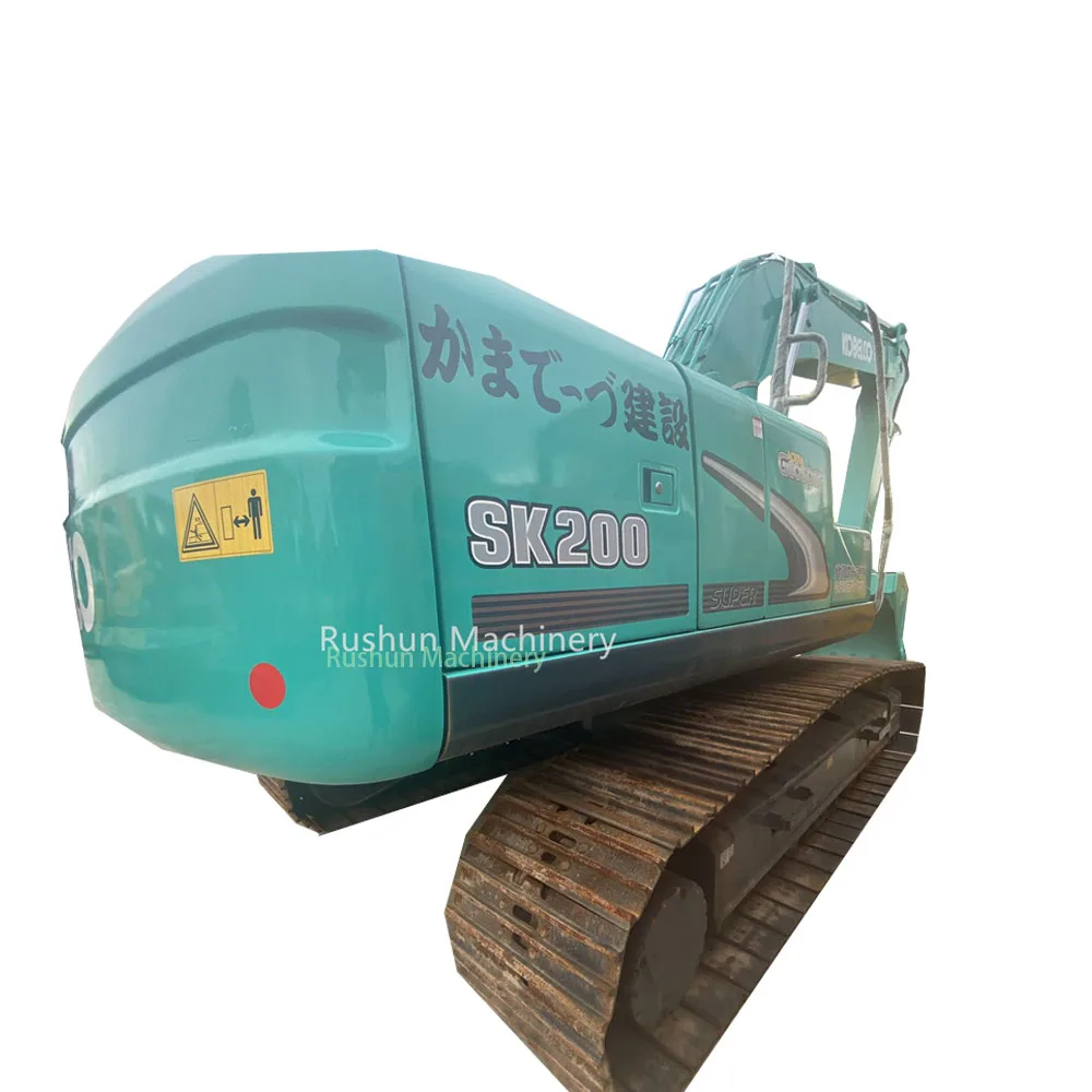 Оригинальный японский лидер продаж, 20-тонный гидравлический экскаватор Kobelco SK200D, подержанный экскаватор для продажи