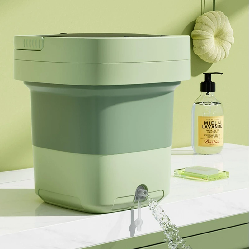 In Stock  the New 11L Silicone Electric Mini Foldable Mini Portable for Traveling Foldable Washing Machine