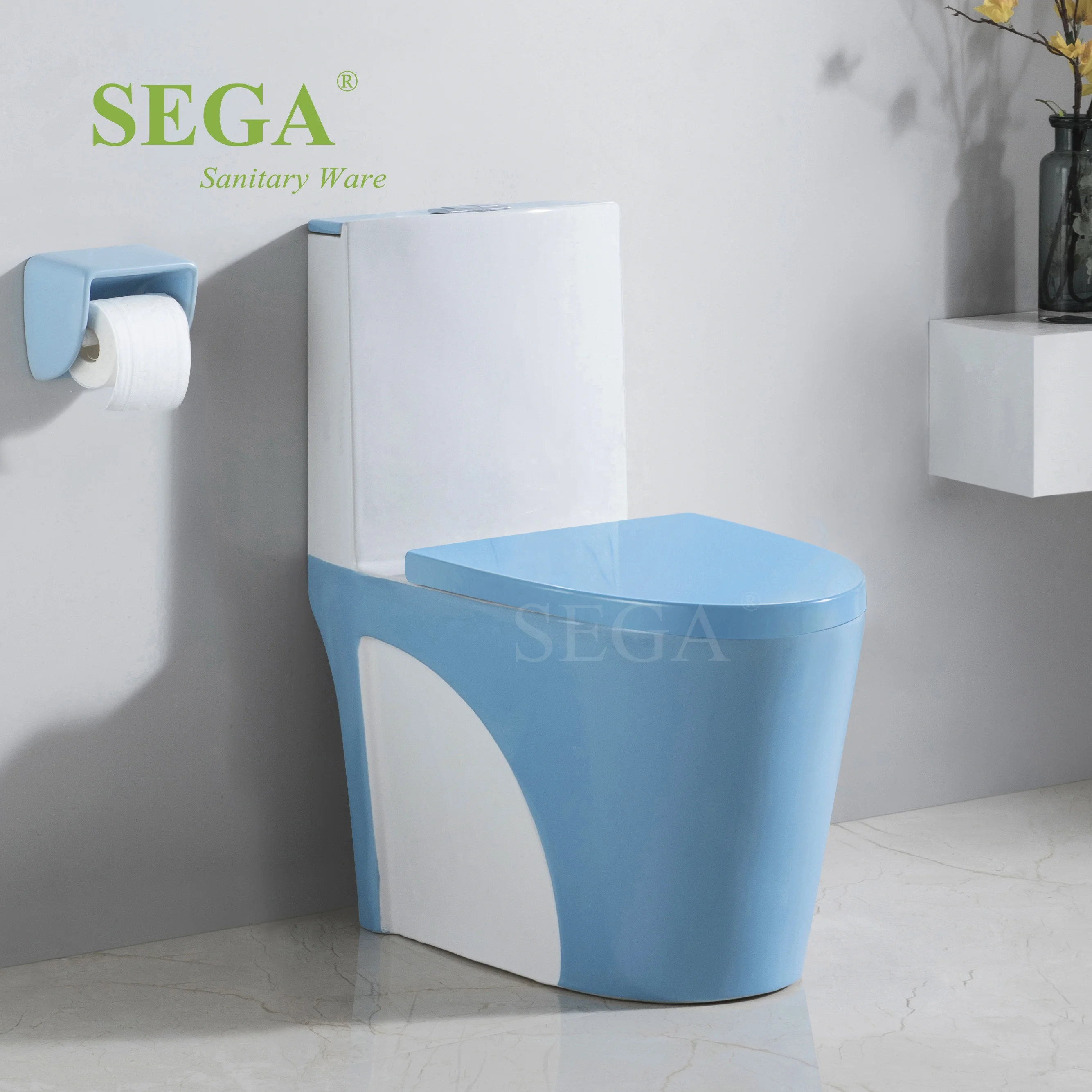 Toilet Bathroom Set Bath and Toilet Equipments Toilet with Washing Basin