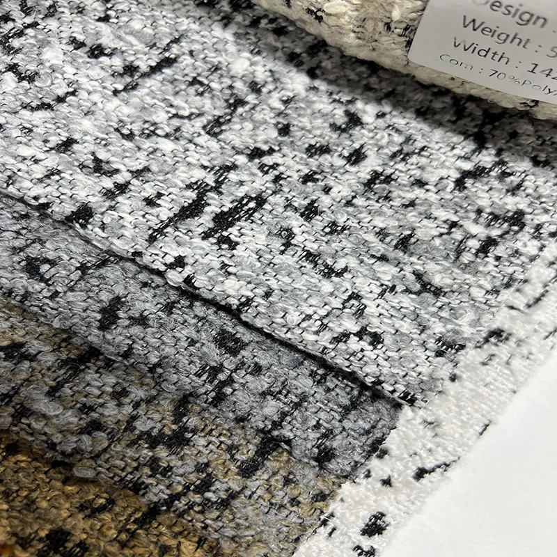 Factory quality linen fabric wholesale woven dyed poly cotton linen furniture cushion textile upholstery quality sofa fabric