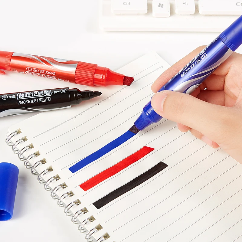 OEM Felt Dual Tip Pens Non Toxic Point Nib Whiteboard Dry Erase Marker Pen Suitable For Promotion And School