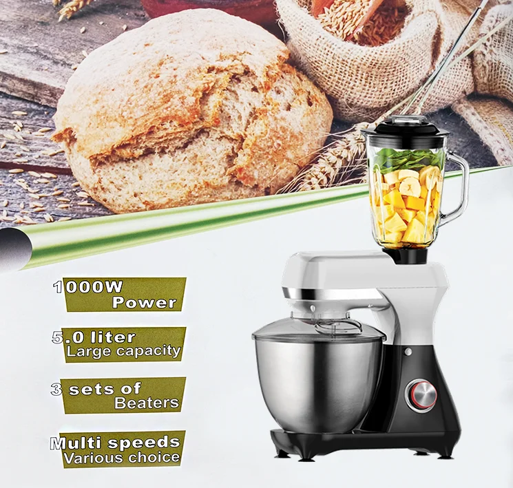 Кухонный смеситель для теста Kitchenaid подставка торта из нержавеющей стали 5 л шеф-повар 1000 Вт алюминиевая многофункциональная кухонная машина