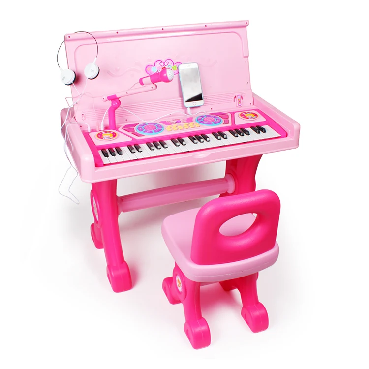 
49 keyboards kids electronic toy piano with desk set multifunction girls musical instrument piano 