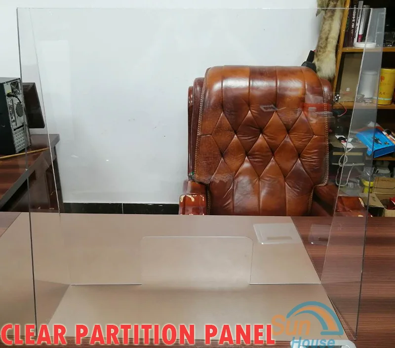 
1.5-6mm Clear polycarbonate sheet for Splash Shield Board partition panel 1220*2440mm available or Cut size 