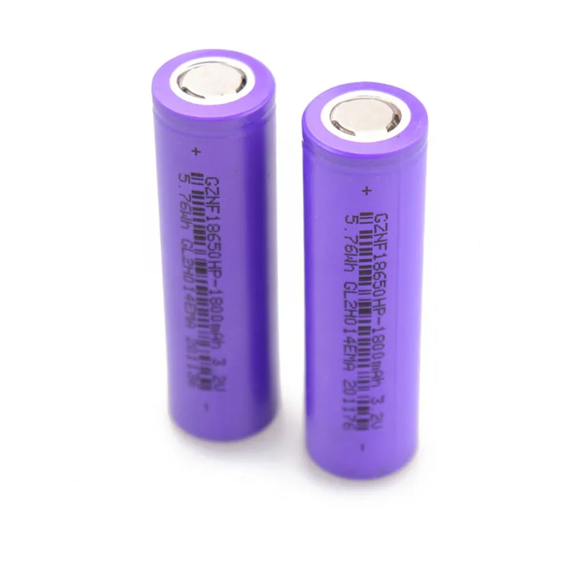 New Stock Original 18650 Lifepo4 Battery 3.2V 1800mah LFP 18650 Cell