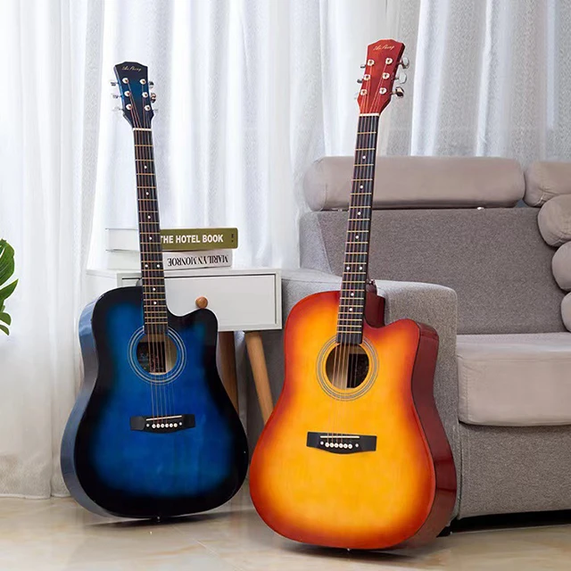 Wholesale Price 31inch Custom Acoustic Electric Guitar OEM Guitar China Factory 40 inch guitar