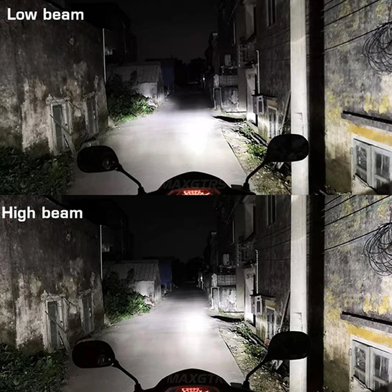 Super Bright 3000LM Motorcycle Headlight 6500K 3000LM DC12V AC 11V-60V H4 HS1 H6 BA20D P15D P45T Scooter Motorbike Head Lamp