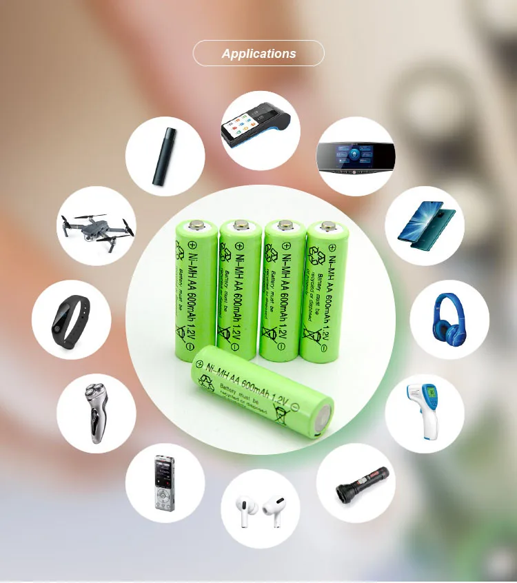 Ni-Mh AAA 600mah rechargeable Battery 1.2V