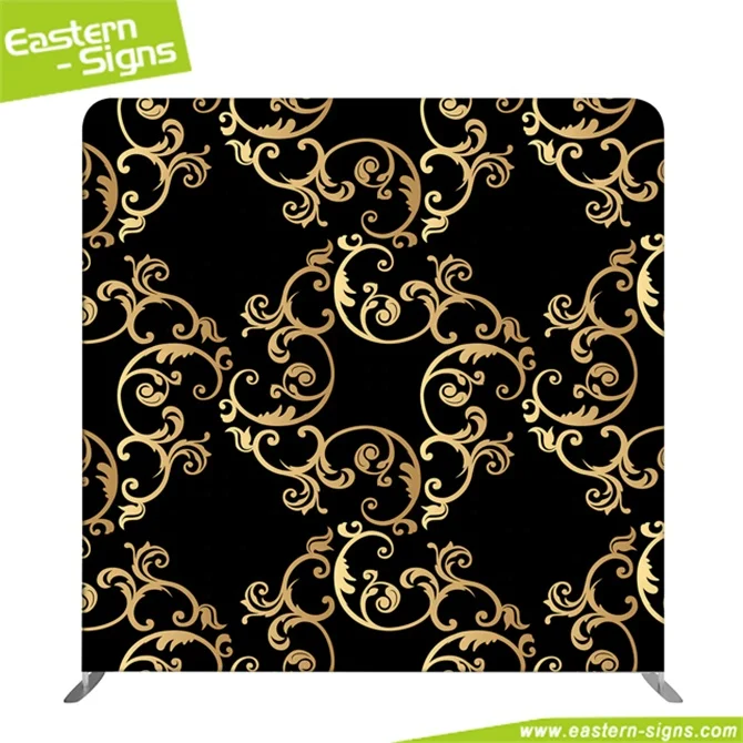 Легкая переноска алюминиевая Натяжная ткань Прямая Форма Подушка фон фотобудка для демонстрации