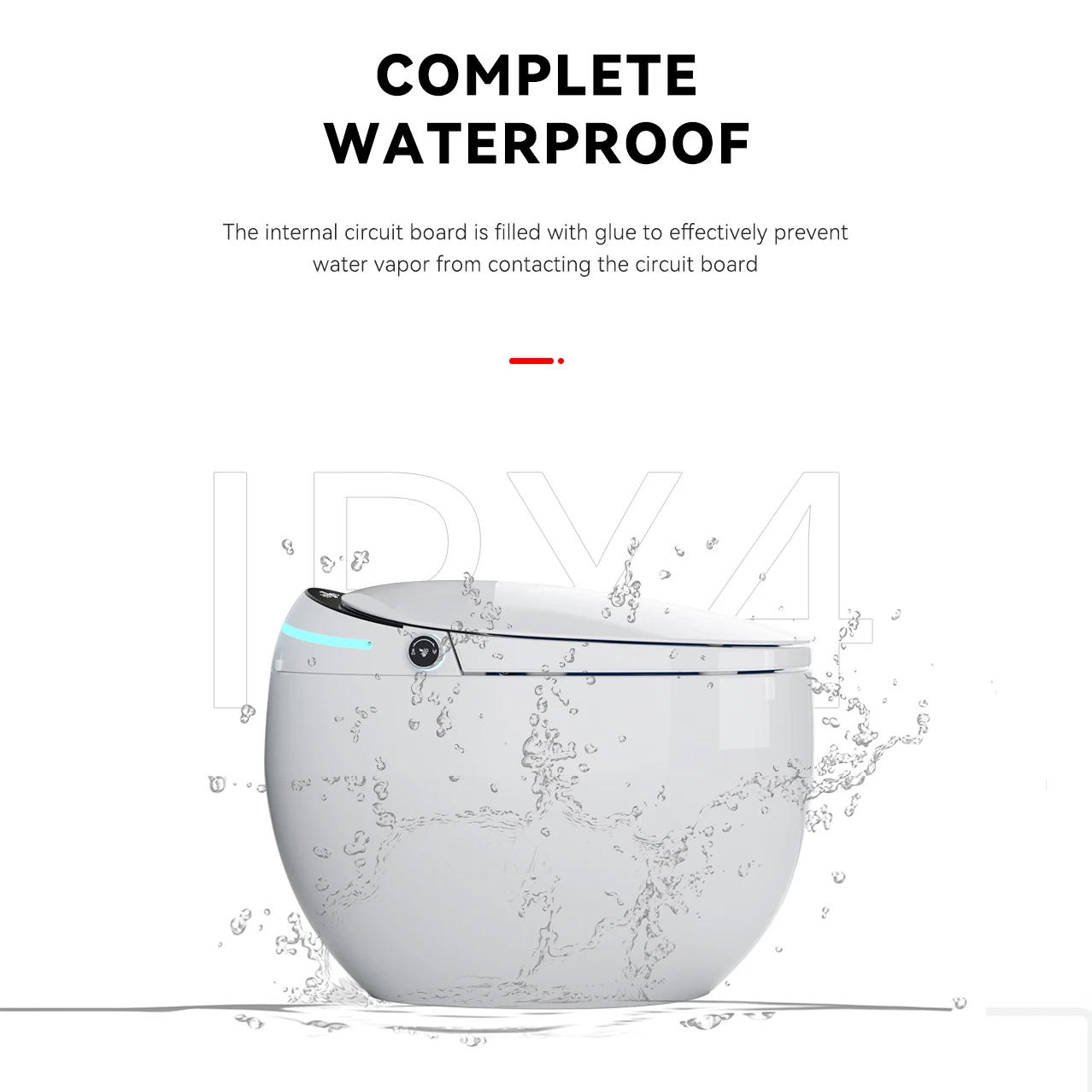 Hot Selling Sanitary Ware Auto Open Sensor Flush Commode Automatic Toilet Bowl Electronic Bathroom Wc Intelligent Smart Toilet