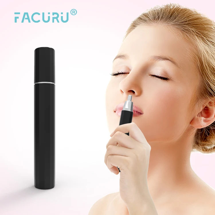 Facuru Battery Power Nose Hair Trimmer Wood Nose Hair Trimmer Blades Nose Hair Trimmer