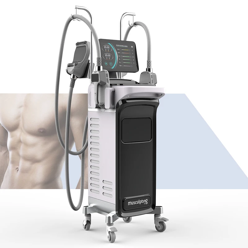 2022 New Product 4 Handles Electro Stimulation Muscle Stimulator Rf Ems