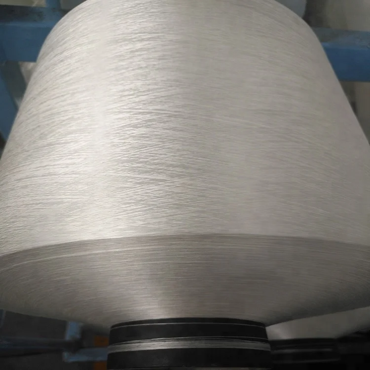 
100% polyester yarn DTY 75D 100D 120D 150D 300D white color polyester yarn filament yarn manufacturer 