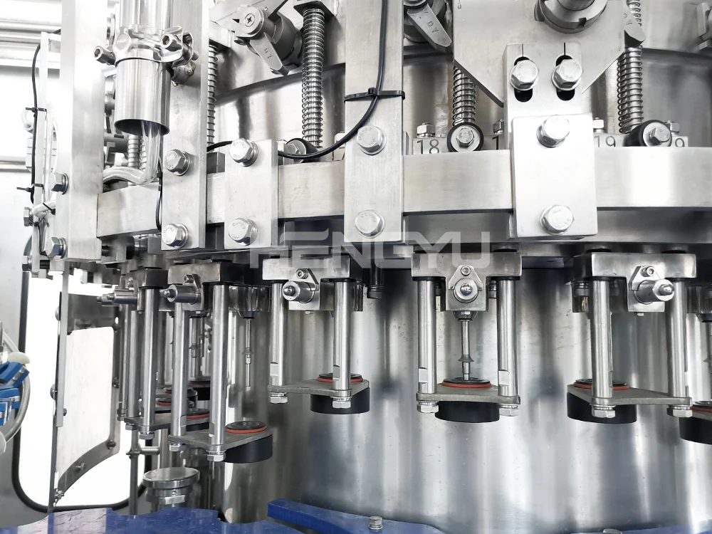 Hengyu 2024 OEM fully automatic crown cap glass bottle soft drink filling machine industrial water bottle production line