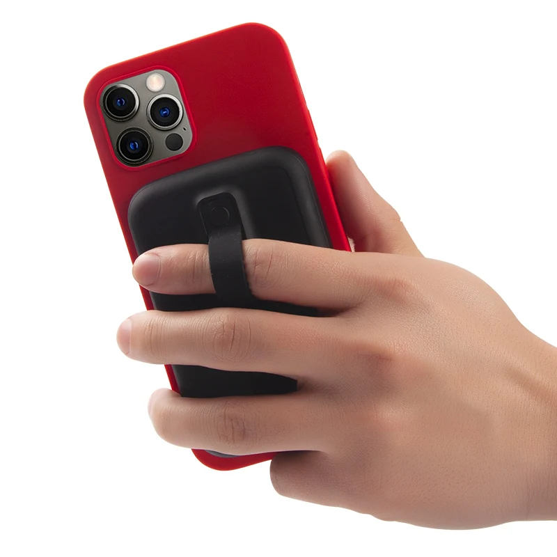 
 Держатель для телефона QI магнитное Беспроводное зарядное устройство мини внешний аккумулятор беспроводной 5000 мАч для i12 pro  