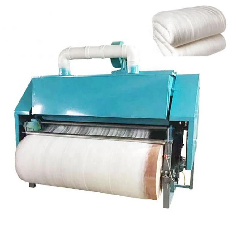 industrial textile machinery sheep wool cotton opening combing carding machine