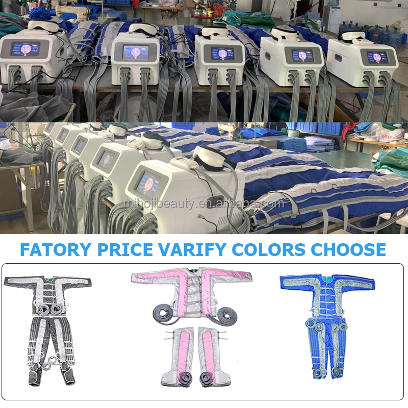factory price pressotherapy suit lymphatic drainage massage reduce fat pressotherapy