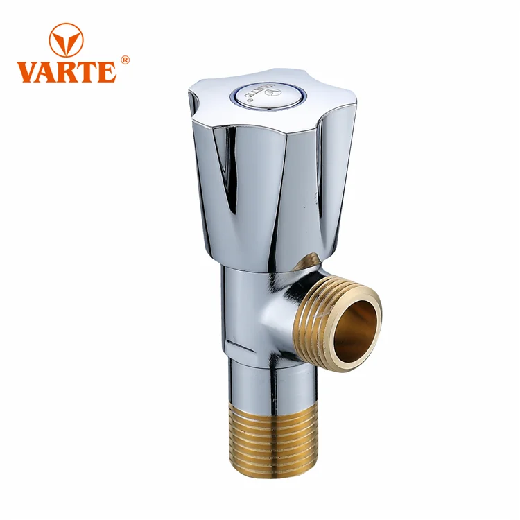 
Hot Sales Bathroom Kitchen Three-way Thread Bathroom 1/2 Brass Angle Cock Valve Sizes For Bathroom 