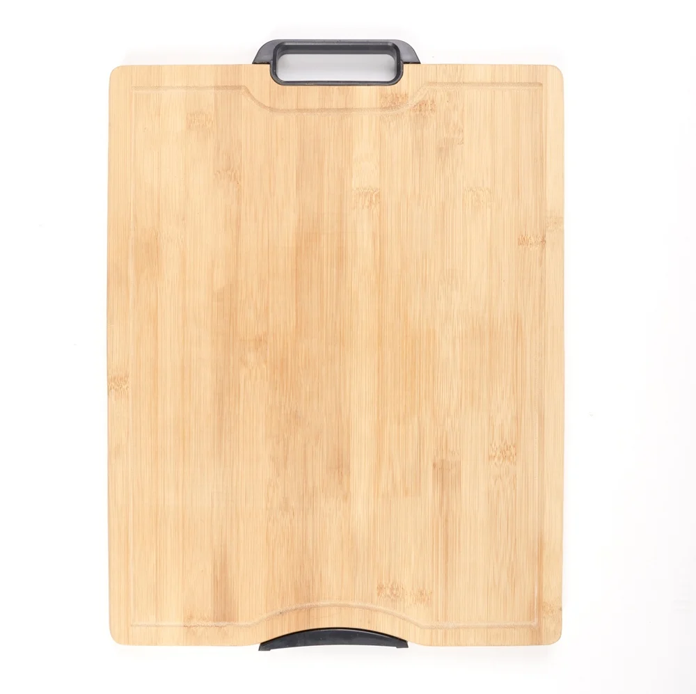 With stand and handle bamboo chopping board for kitchen household custom make size and logo available