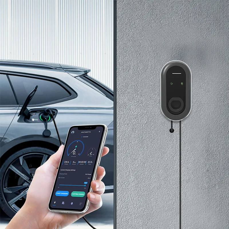 Оригинальное зарядное устройство для vw bug vw дилер Тип 2 электрическое автомобильное зарядное устройство в США 22 кВт зарядная станция для электрического автомобиля