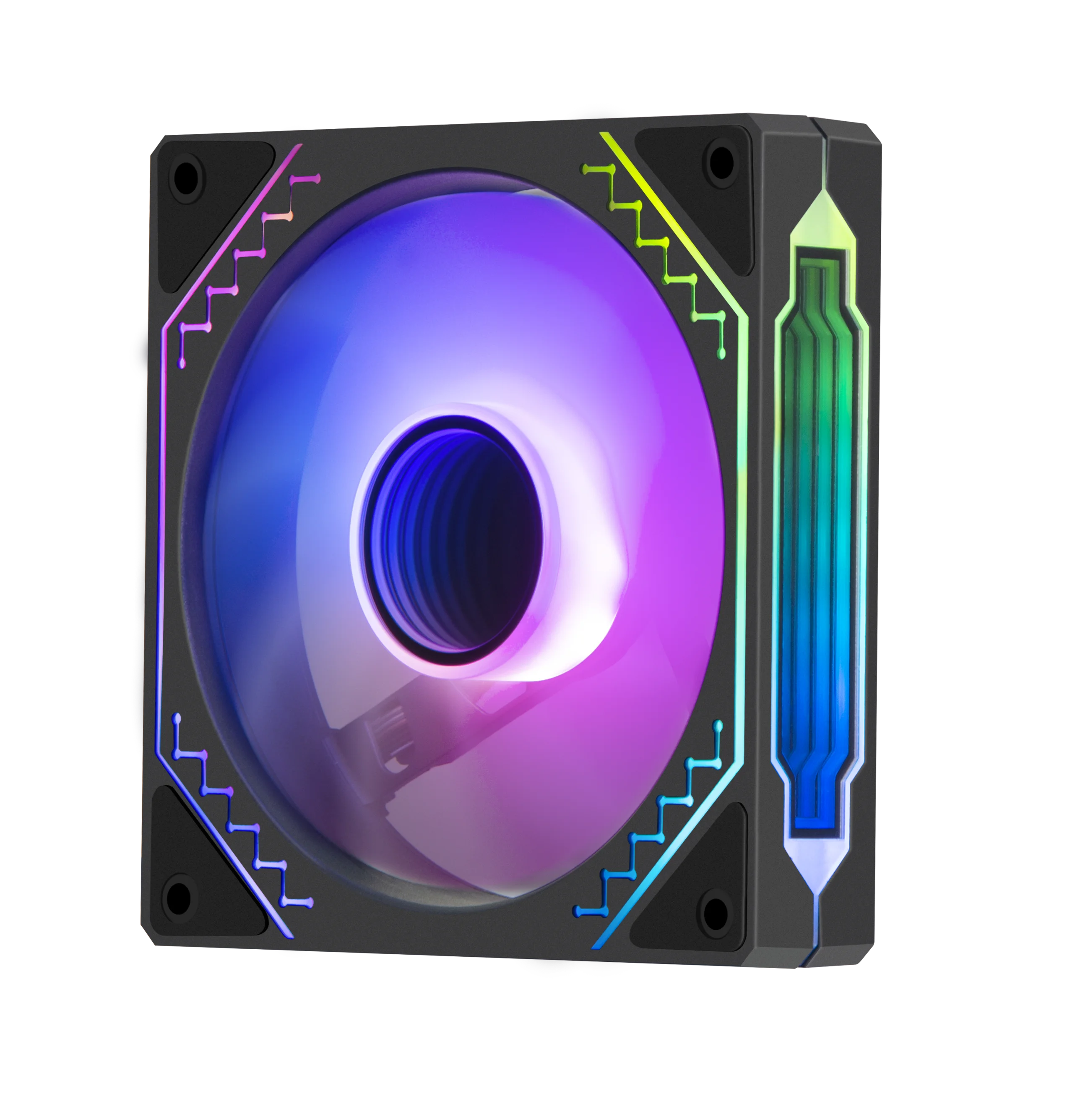 Бесплатный образец 12 В 6Pin 15 светодиодных ламп RGB игровой ПК многоцветный 120 мм кулер для процессора RGB вентиляторы для компьютера