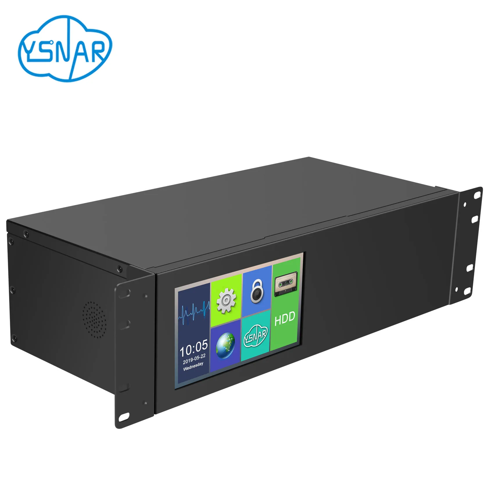 8 Lines/Ports Standalone Network Phone Call Recorder with 7-inch LCD Touch Screen, 8CH OEM/ODM Voice Logger with 1TB HDD and SDK