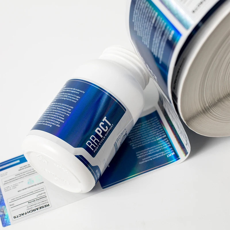 custom healthcare products medicine bottle sticker vitamin C supplement labels sport nutrition label