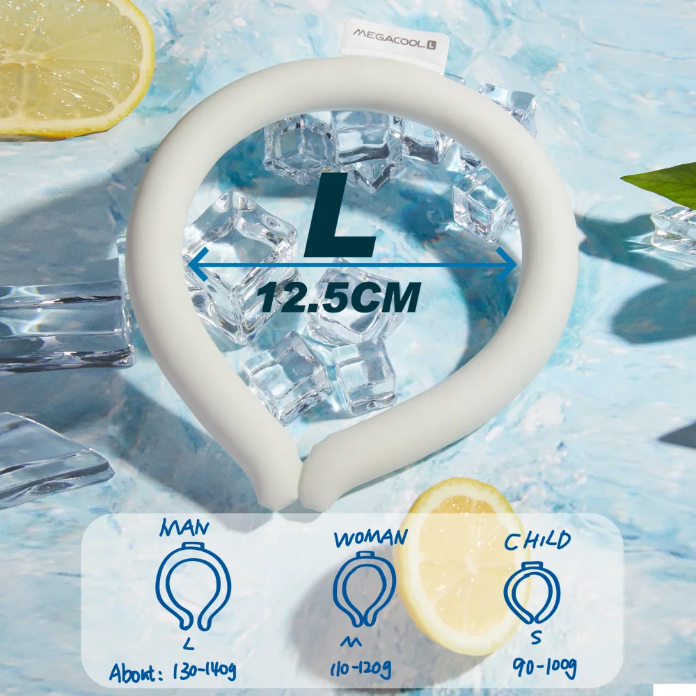 PCM Cold Neck Ring Circle Summer Heatstroke Cooling Artifact Ice Cooling Item Outdoor Sports Cooling Ice Ring
