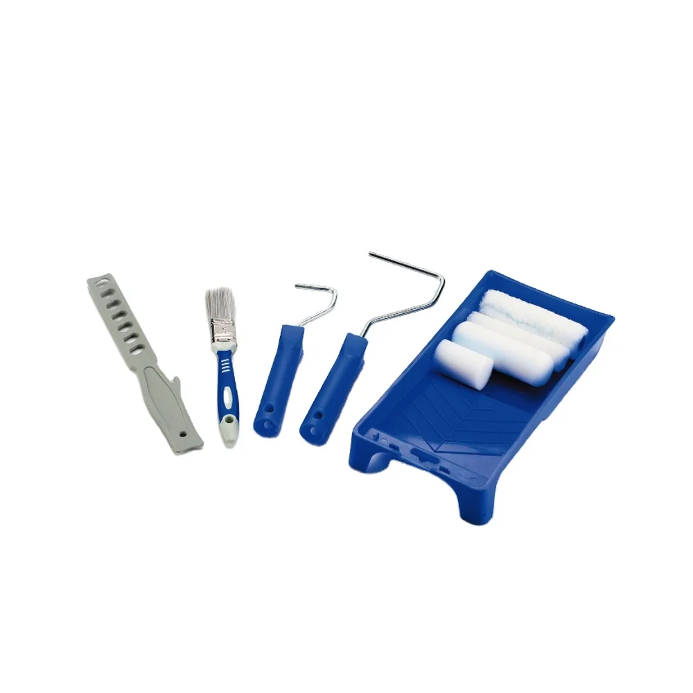 9 pcs 18 inch wall paint roller manufacturer designs brush kits set decoration tool with tray