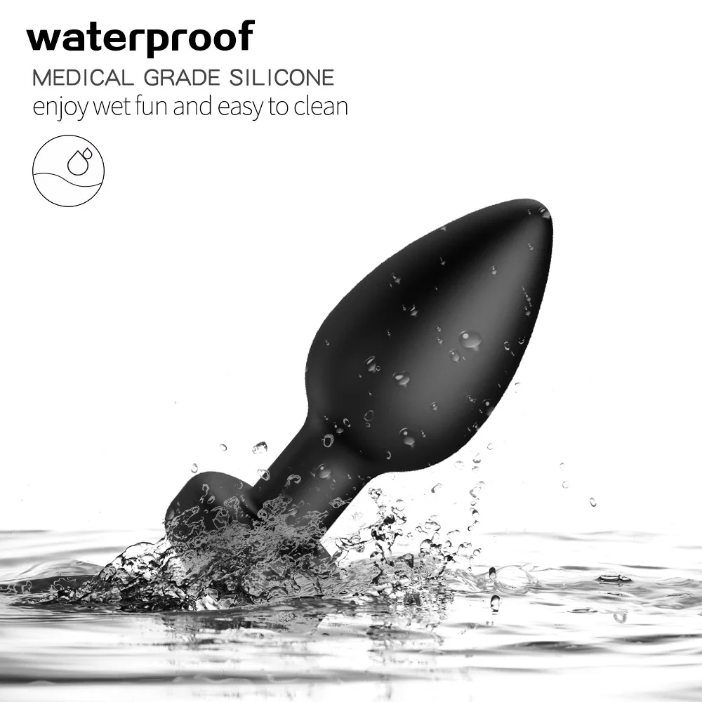 App Control Anal Plug Silicone Dildo Anal Butt Plug Unisex Wearable Stopper Adults Sex Toys for Men Women Anal Plug Vibrator