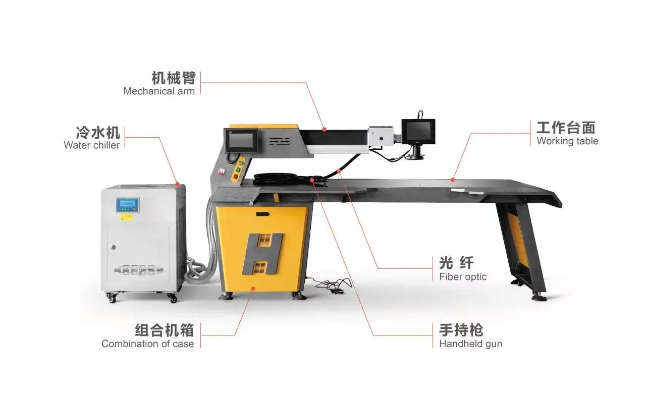 DH-500W-H laser welder 500w portable laser welding machine