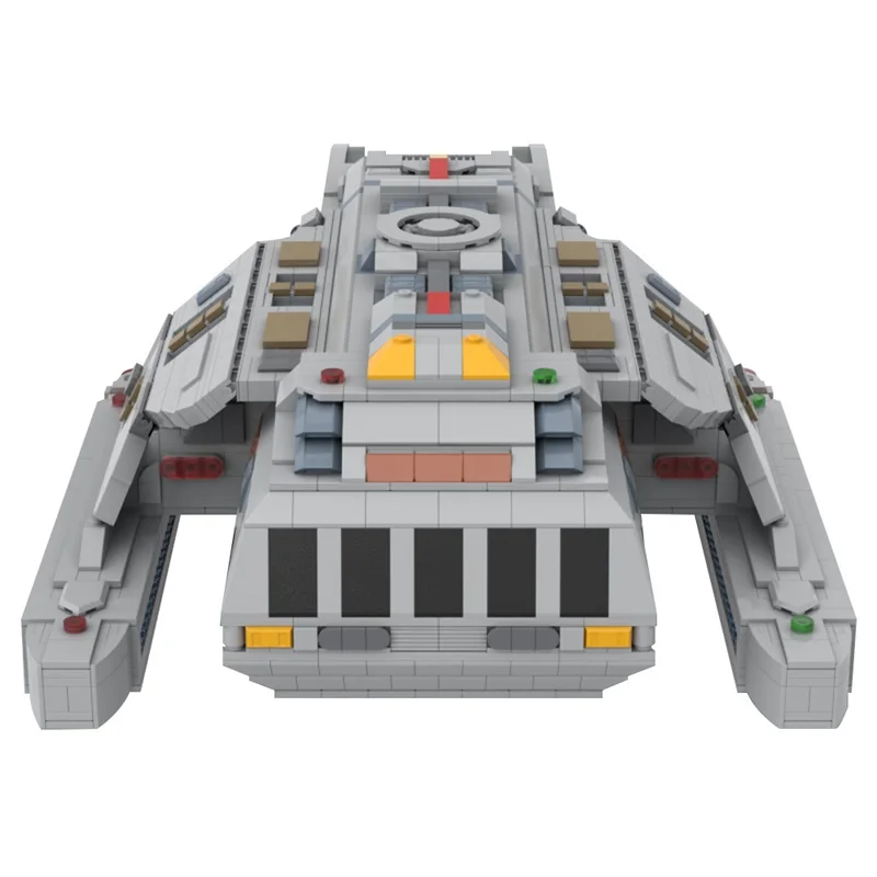 GoldMoc Space Series Starfleet Runabout MOC-147771 Building Blocks DIY Assembly Model Education Bricks Toys