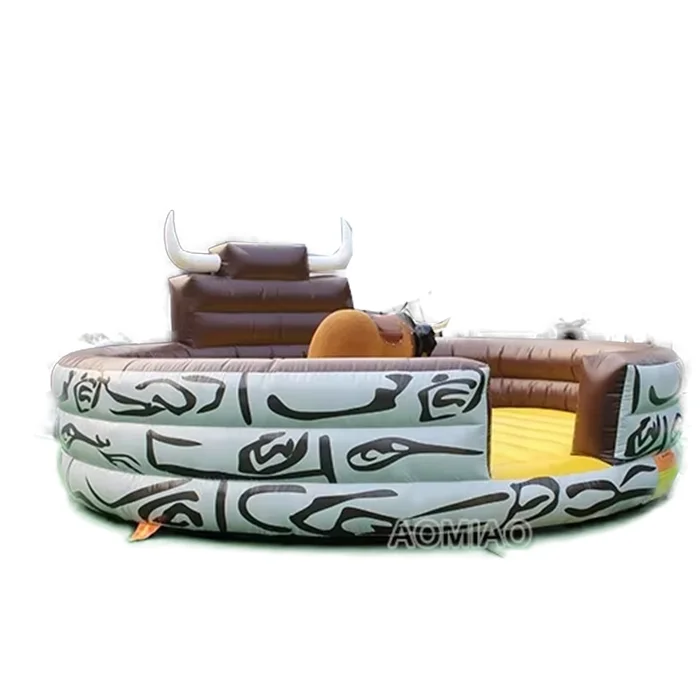 Inflatable mechanical bull control box riding machine bull with control box for sale