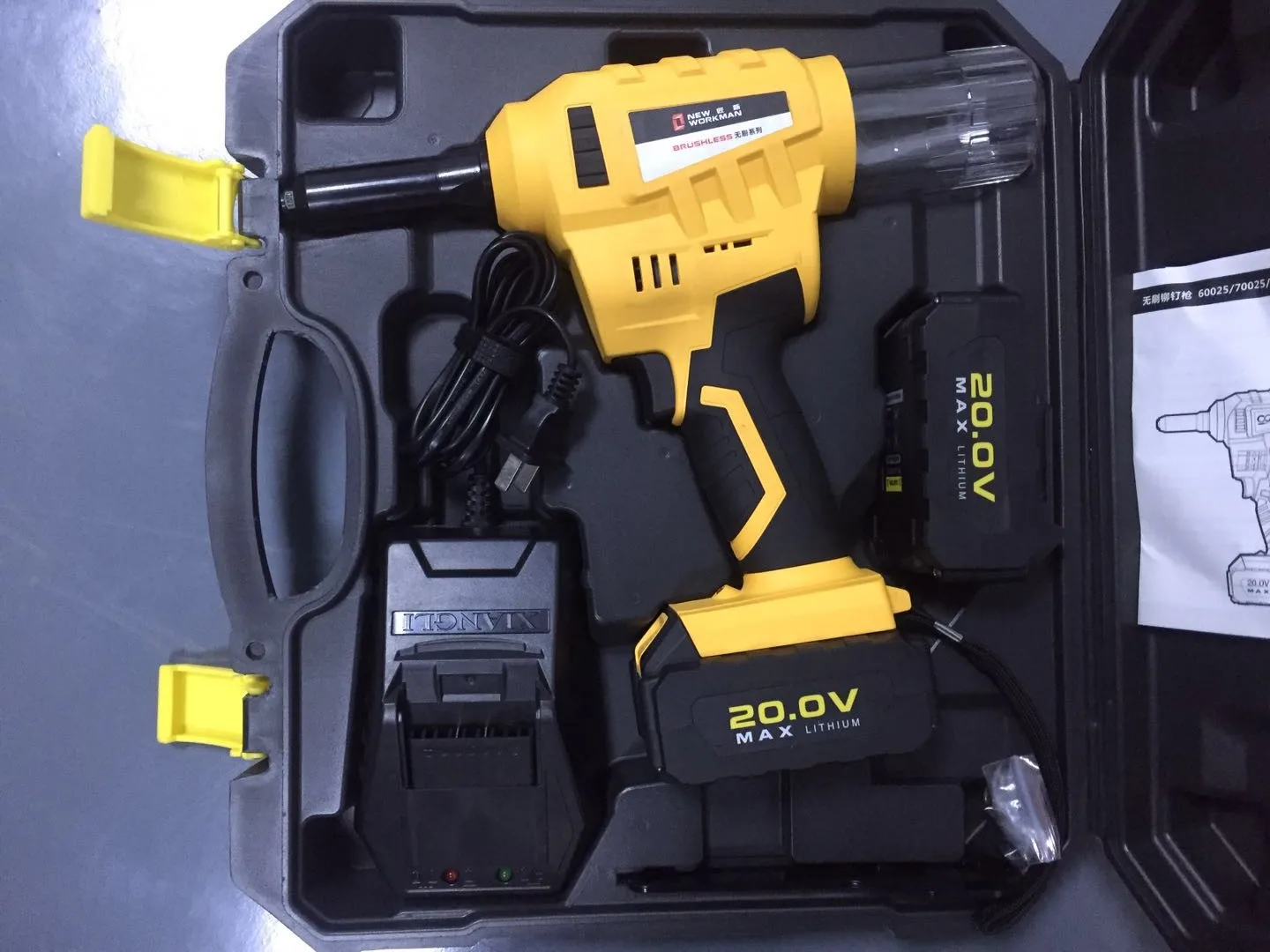 Factory Sale Various Tool China automatic Adjustable gun Electric Cordless Rivet Gun