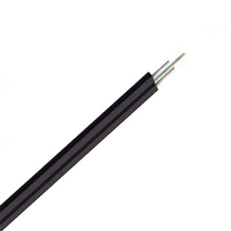 1/2/4 cores FTTH cable optical fiber GJYXFH fiber optic cable G652D/G657A1/2 bow type fiber optic drop cable