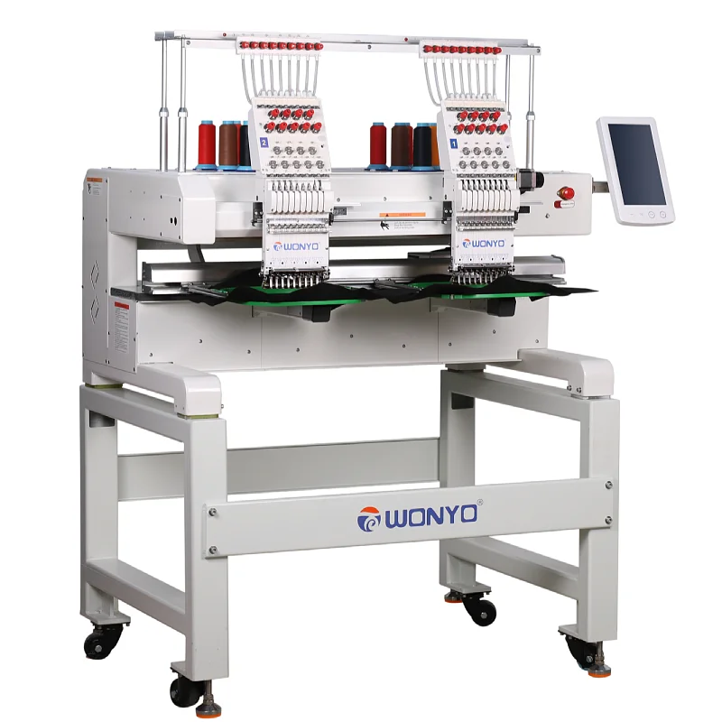 10 Years Service!! WONYO High Speed Commercial Embroidery Machine 9 12 15 Colors Maquinas Bordadoras
