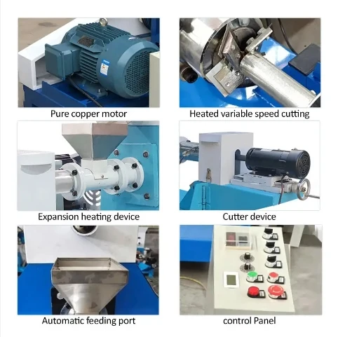 120kg/h dog food making machine extruder for pet food