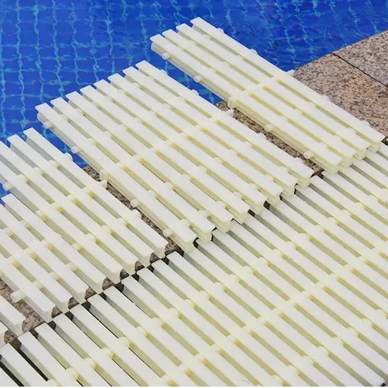 Swimming pool pvc grating pool gutter grating swimming pool overflow grating